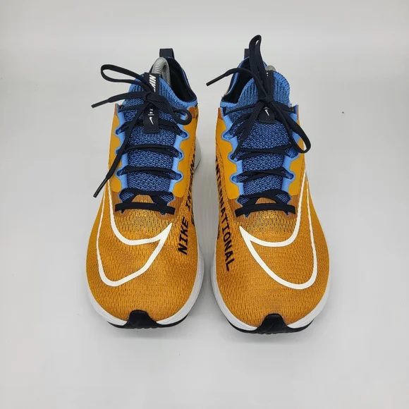 Nike Air Zoom Fly 4 Premium Light Curry Men's Running Shoes - Picture 2 of 7